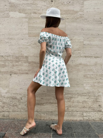 Платье мини ISSA Plus модель 14743_белый Фото