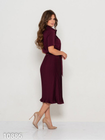Сукня міді ISSA Plus модель 10886_фиолетовый Фото