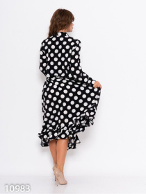 Сукня міді ISSA Plus модель 11009_темно_синий Фото