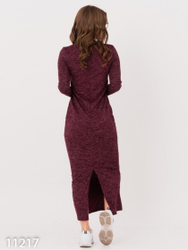 Платье макси ISSA Plus модель 11217_бордовый Фото