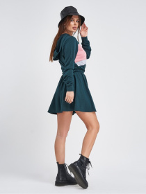 Платье мини ISSA Plus модель 11289_темно_зеленый Фото