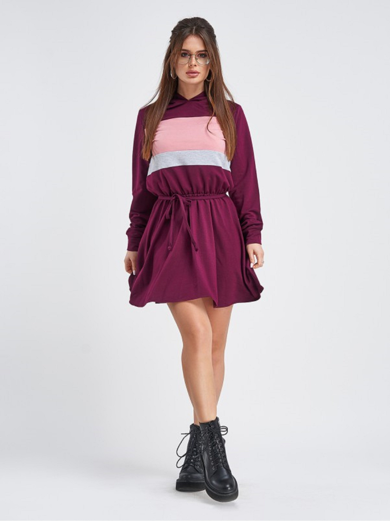 Сукні ISSA Plus модель 11289_бордовый Фото