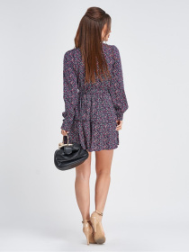 Сукня міні ISSA Plus модель 11309_мультиколор Фото