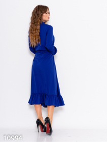 Сукня міді ISSA Plus модель 10994_электрик Фото