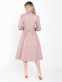 Платье миди ISSA Plus модель SA-85_бежевый Фото