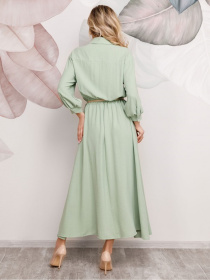 Платье макси ISSA Plus модель SA-169_мятный Платье макси ISSA Plus модель SA-169_мятный Фото