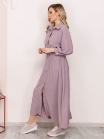 Платье макси ISSA Plus модель SA-169_розовый Фото