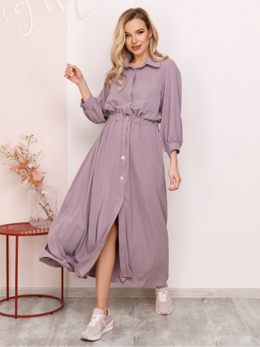 Сукня максі ISSA Plus модель SA-169_розовый Фото