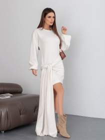 Платье мини ISSA Plus модель 14420_молочный Фото