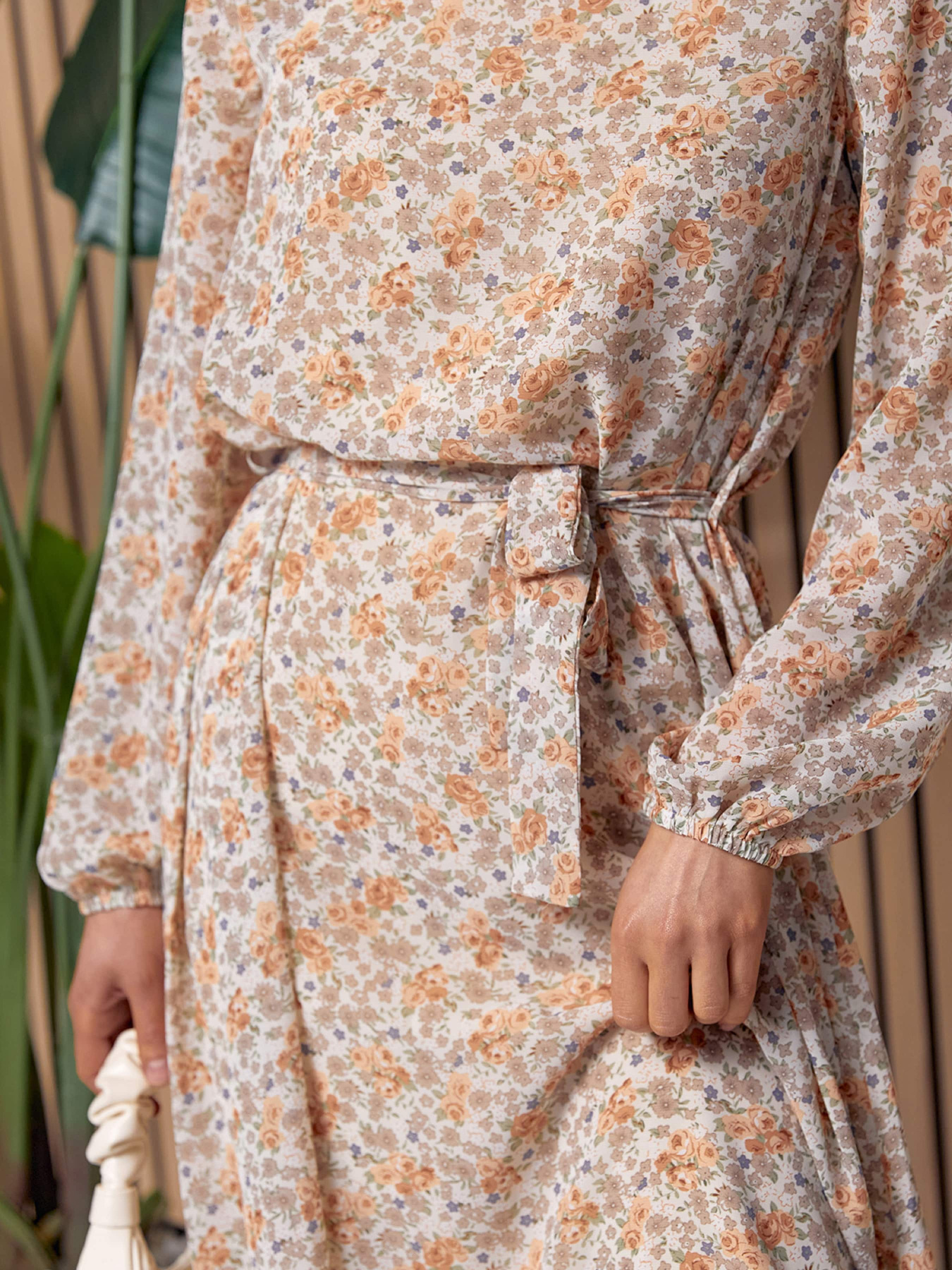 Сукня міді ISSA Plus модель 14518_мультиколор Фото