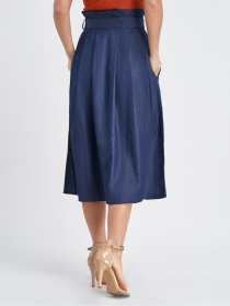 Джинсовая юбка ISSA Plus модель 11336_синий Фото