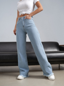 Бойфренды ISSA Plus модель WN20-584_голубой Фото