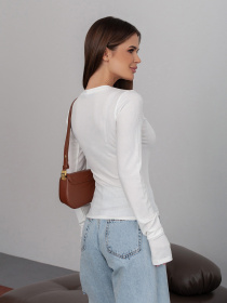 Лонгслив ISSA Plus модель 14422_молочный Фото