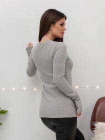 Лонгслів ISSA Plus модель 14423_серый Фото