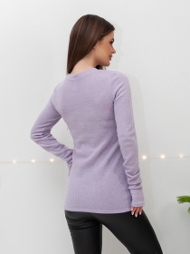 Лонгслив ISSA Plus модель 14423_сиреневый Фото