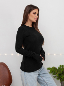 Лонгслив ISSA Plus модель 14423_черный Фото