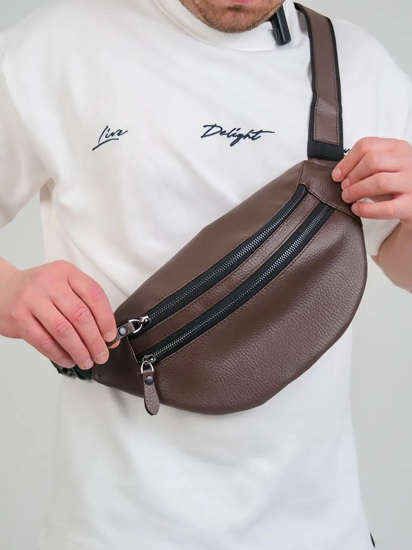 Поясная сумка Tobeyou Double модель 2193731959 Фото