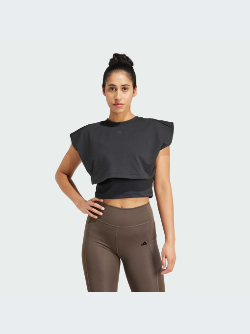 Топ спортивный Adidas 3 Stripes модель IW1496 Фото