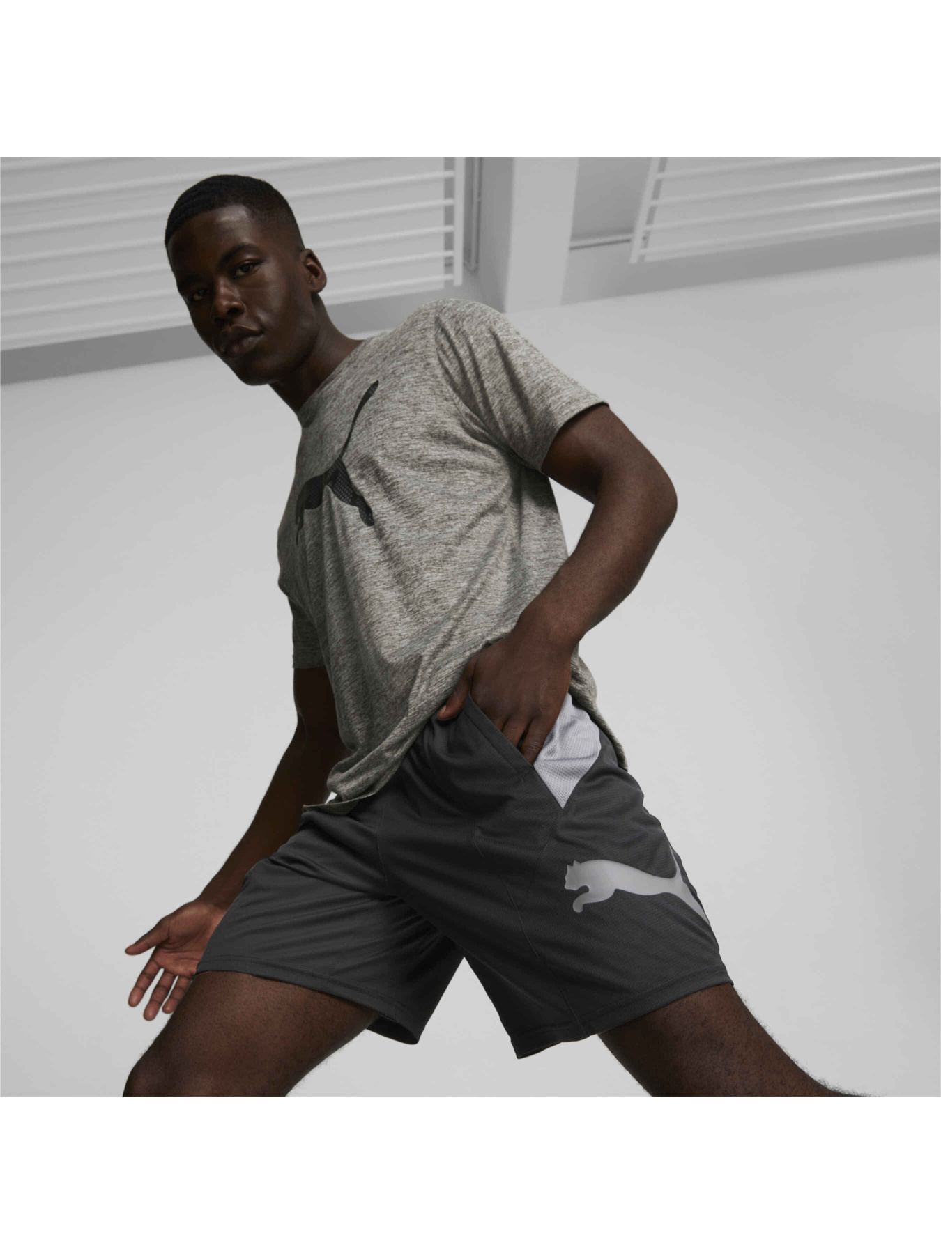 Шорты спортивные PUMA Train Fav Cat Knit 8" Short модель 522354 Фото