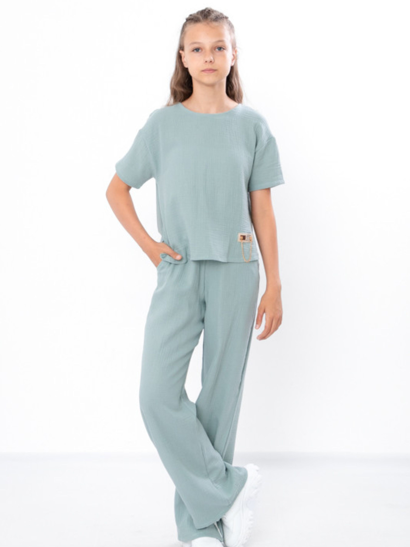 Повседневный костюм Носи своє модель 6433-118-m-qtno-zelenij Фото