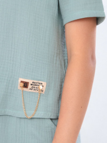 Повседневный костюм Носи своє модель 6433-118-m-qtno-zelenij Фото