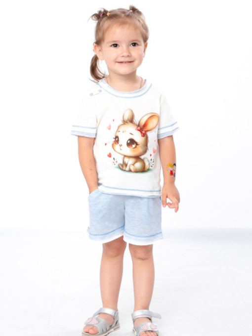 Комплект для младенцев Носи своє модель 5021-001-33-5-zajka-blakitnij-melanzh Фото