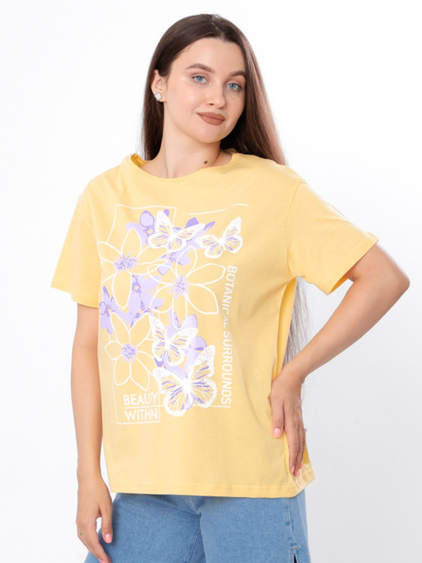 Футболка Носи своє модель 8127-001-33-1-svtlo-psochnij-kvti Фото