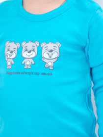 Боді для немовлят Носи своє Модель 5043-015-33-4-svtlo-bryuzovij-vedmediki Фото