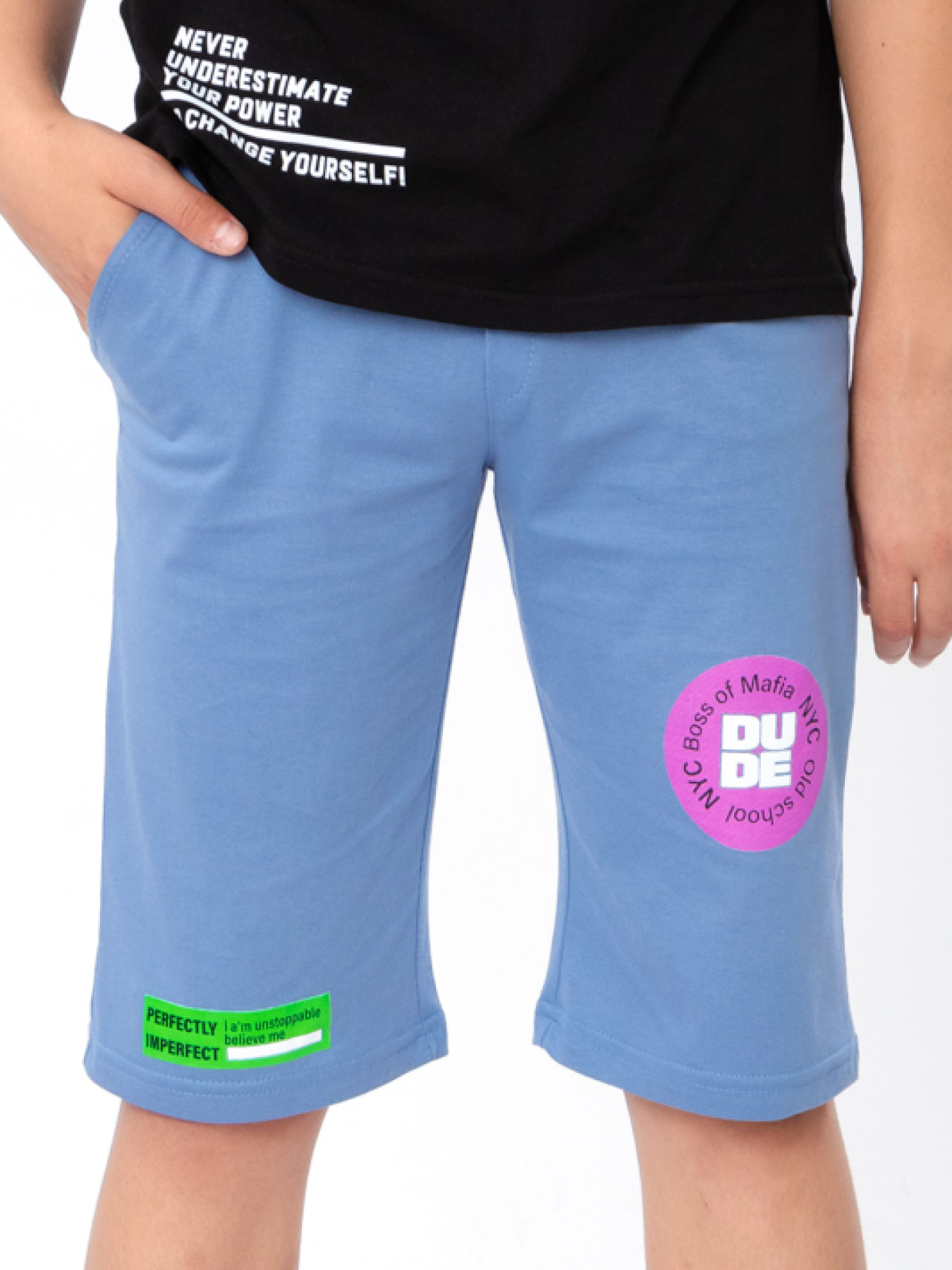 Повседневные шорты Носи своє модель 6208-001-33-temno-blakitnij-nyc Фото