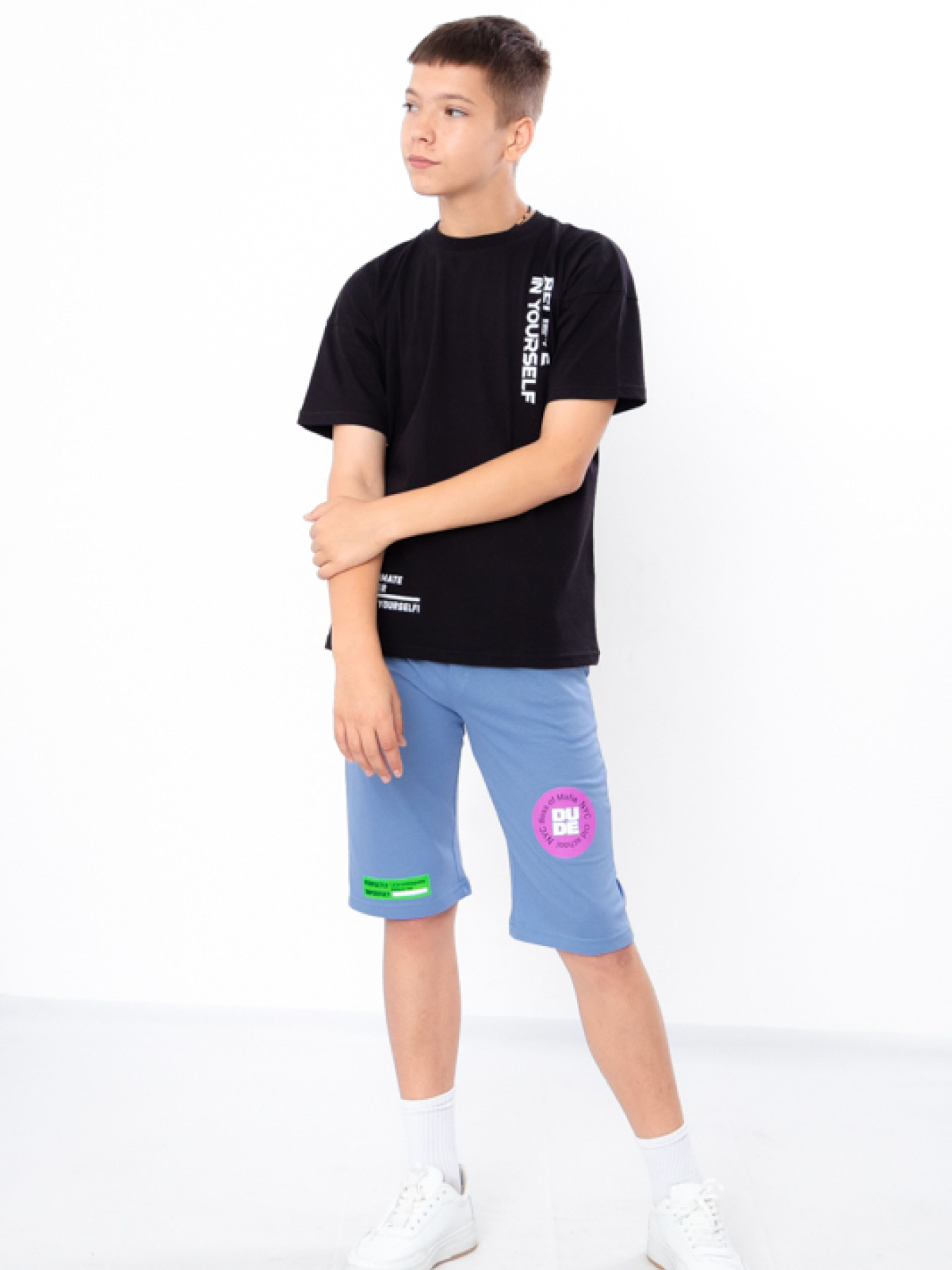 Повседневные шорты Носи своє модель 6208-001-33-temno-blakitnij-nyc Фото