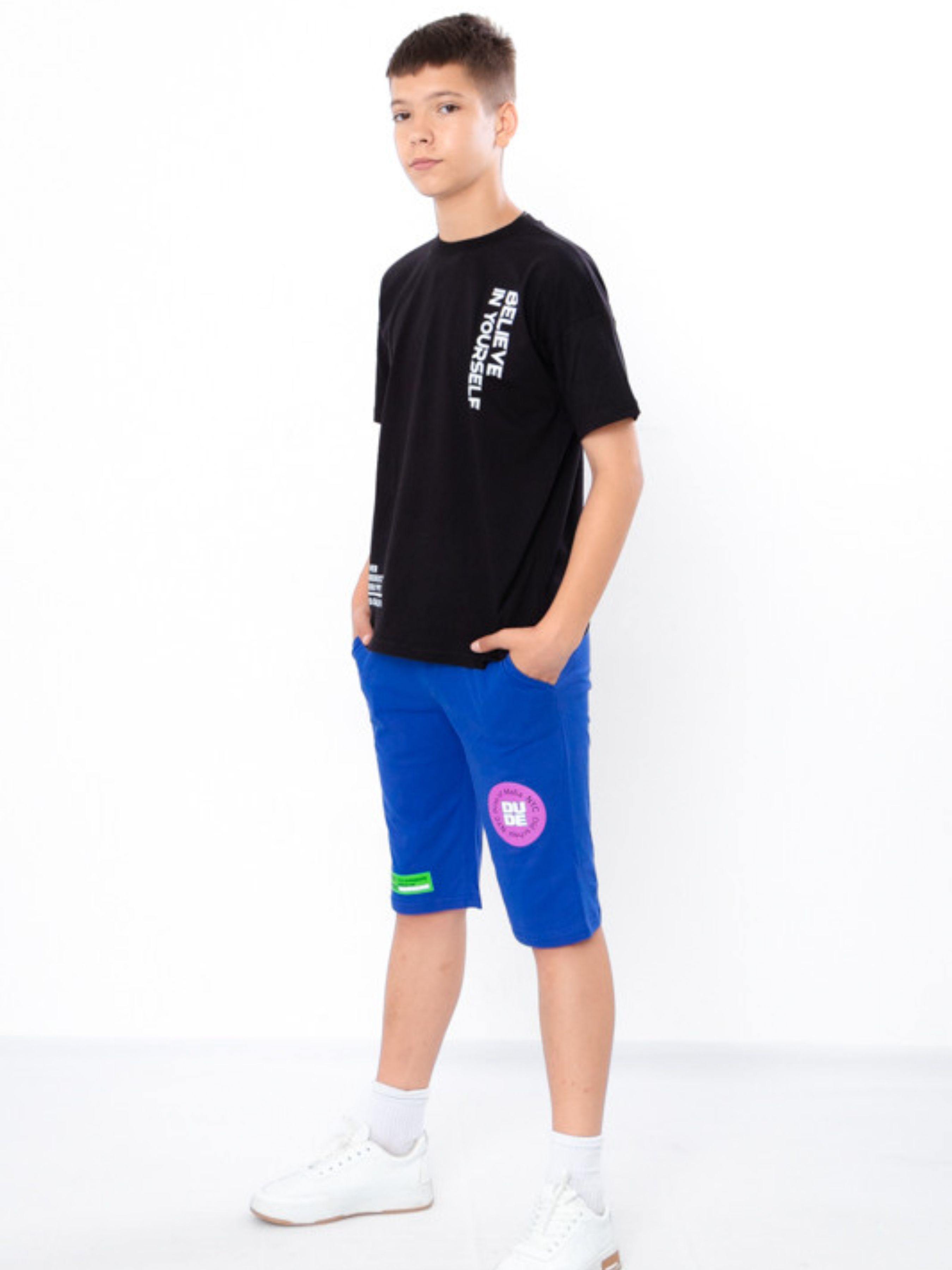 Бавовняні Дитячі Повсякденні шорти Носи своє  (6208-001-33-elektrik-nyc) колір синій