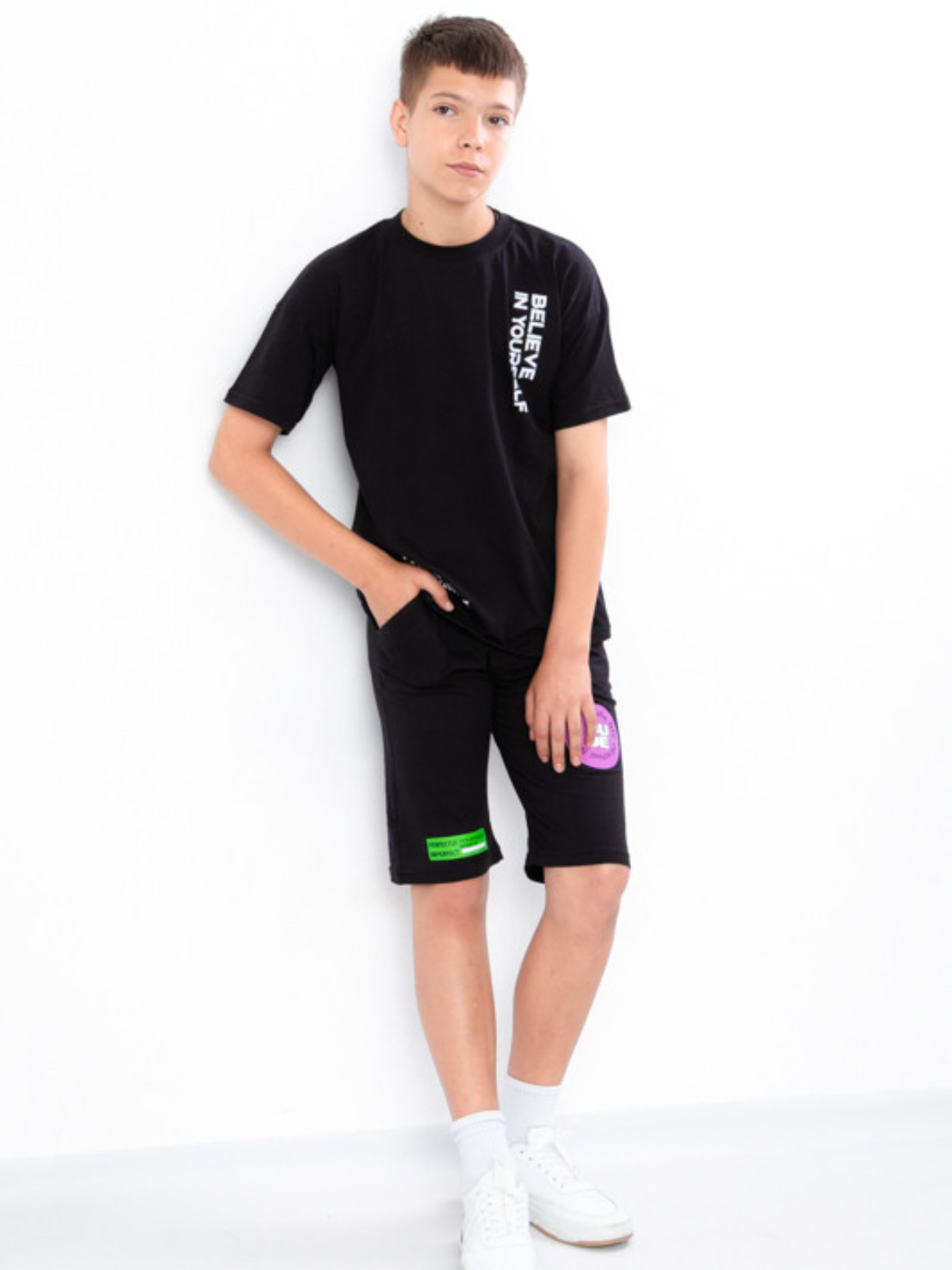 Повсякденні шорти Носи своє модель 6208-001-33-chornij-nyc Фото