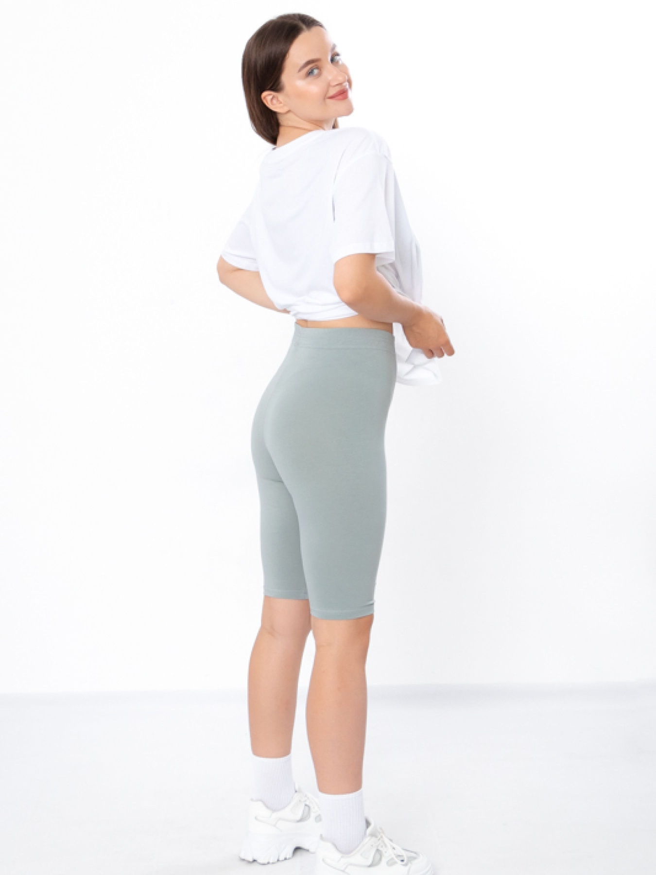 Велосипедки Носи своє модель 8301-036-srij-nefrit Фото