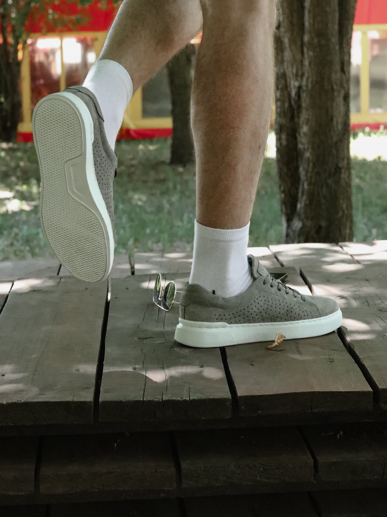 Кеди низькі Legessy Модель VINIL_GREY_PERF Фото