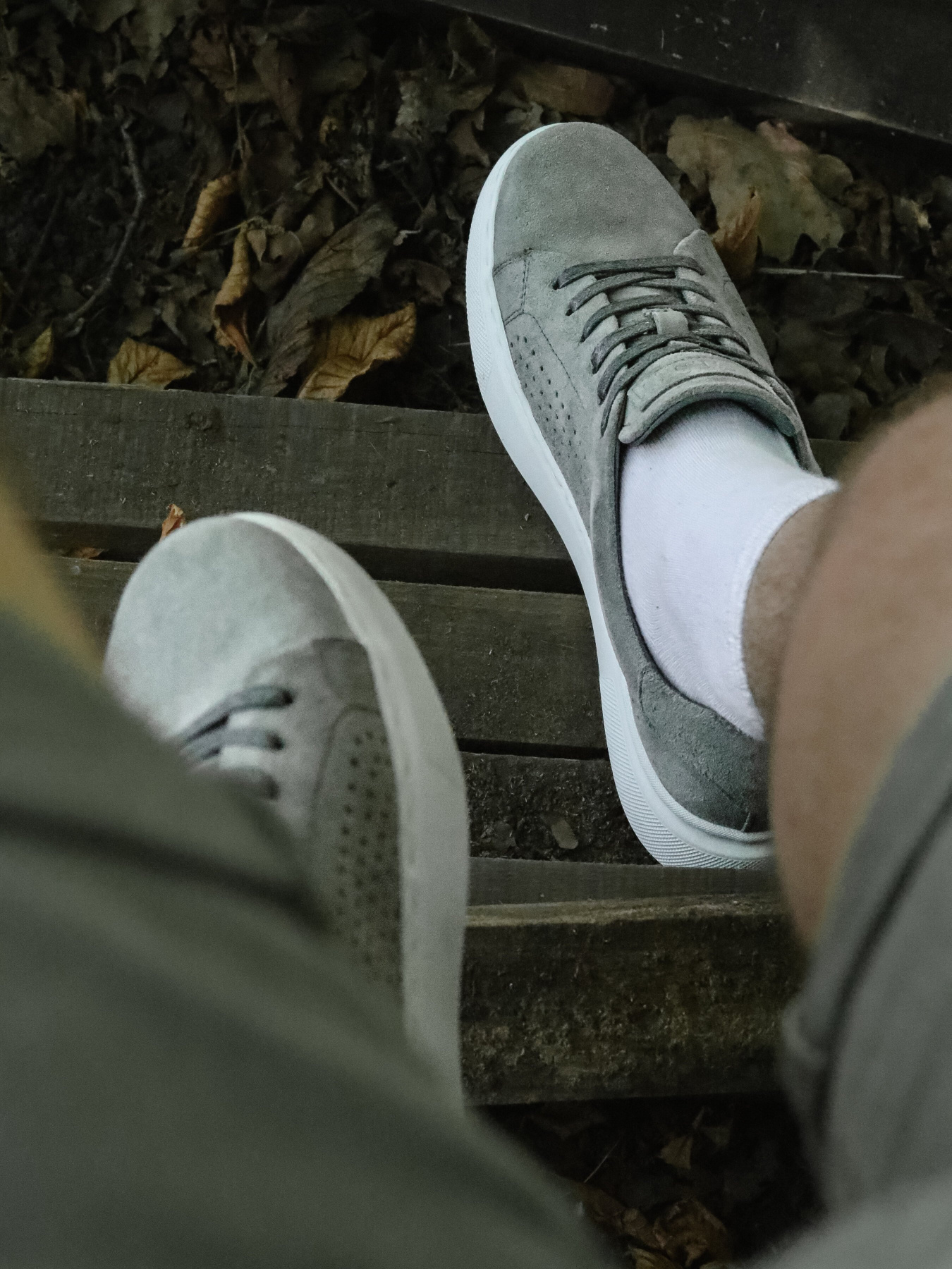 Кеди низькі Legessy Модель VINIL_GREY_PERF Фото