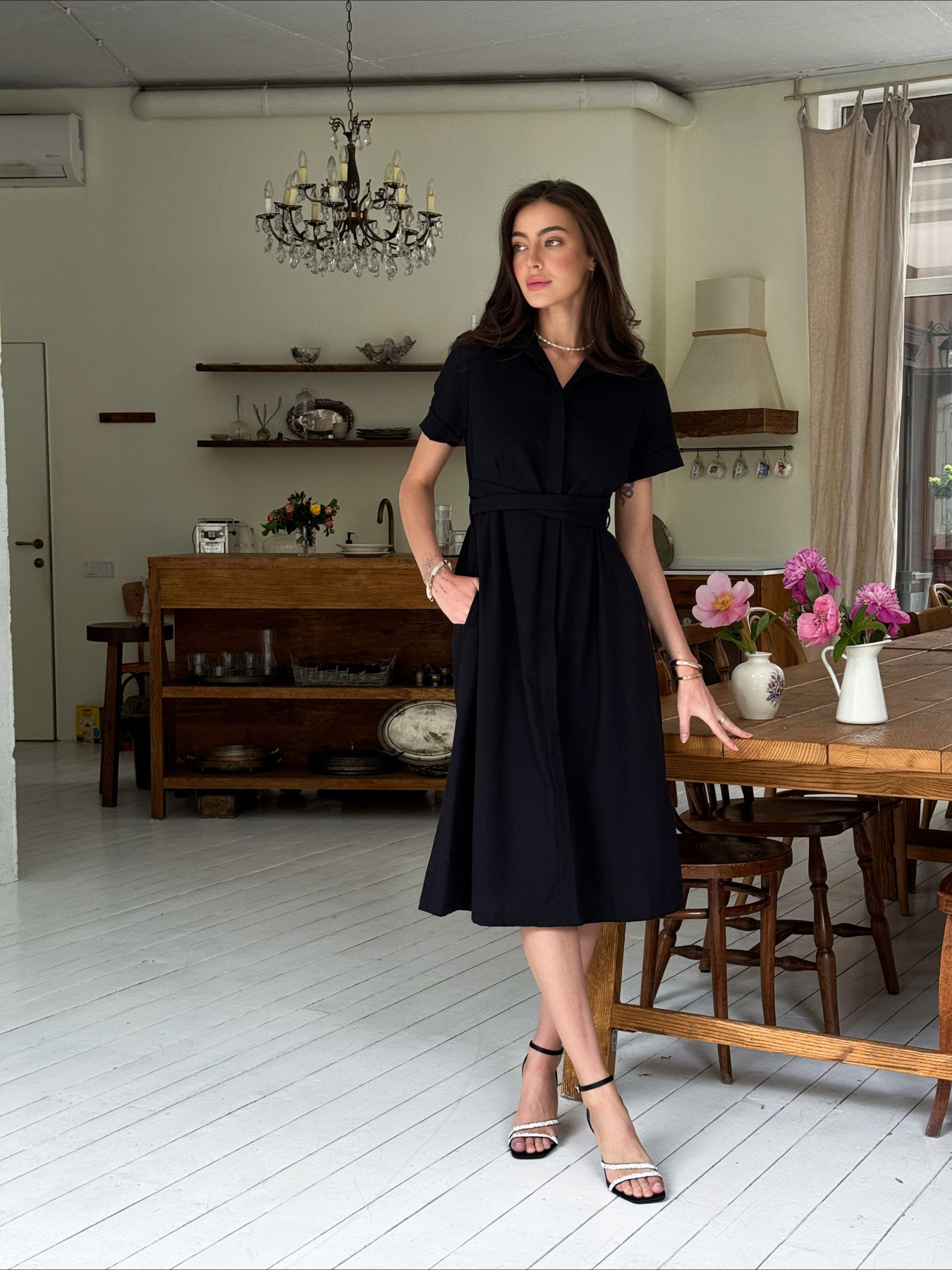 Сукня міді ART KNIT модель 35601 Фото