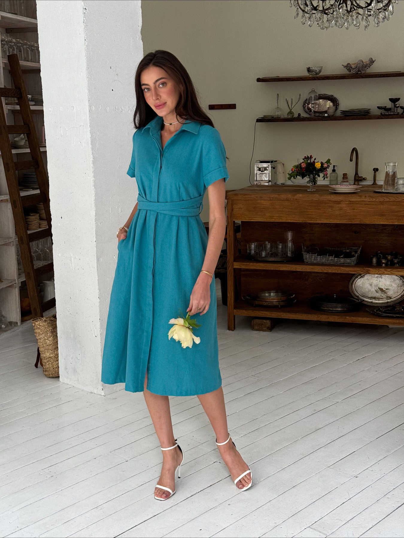 Сукня міді ART KNIT модель 35613 Фото