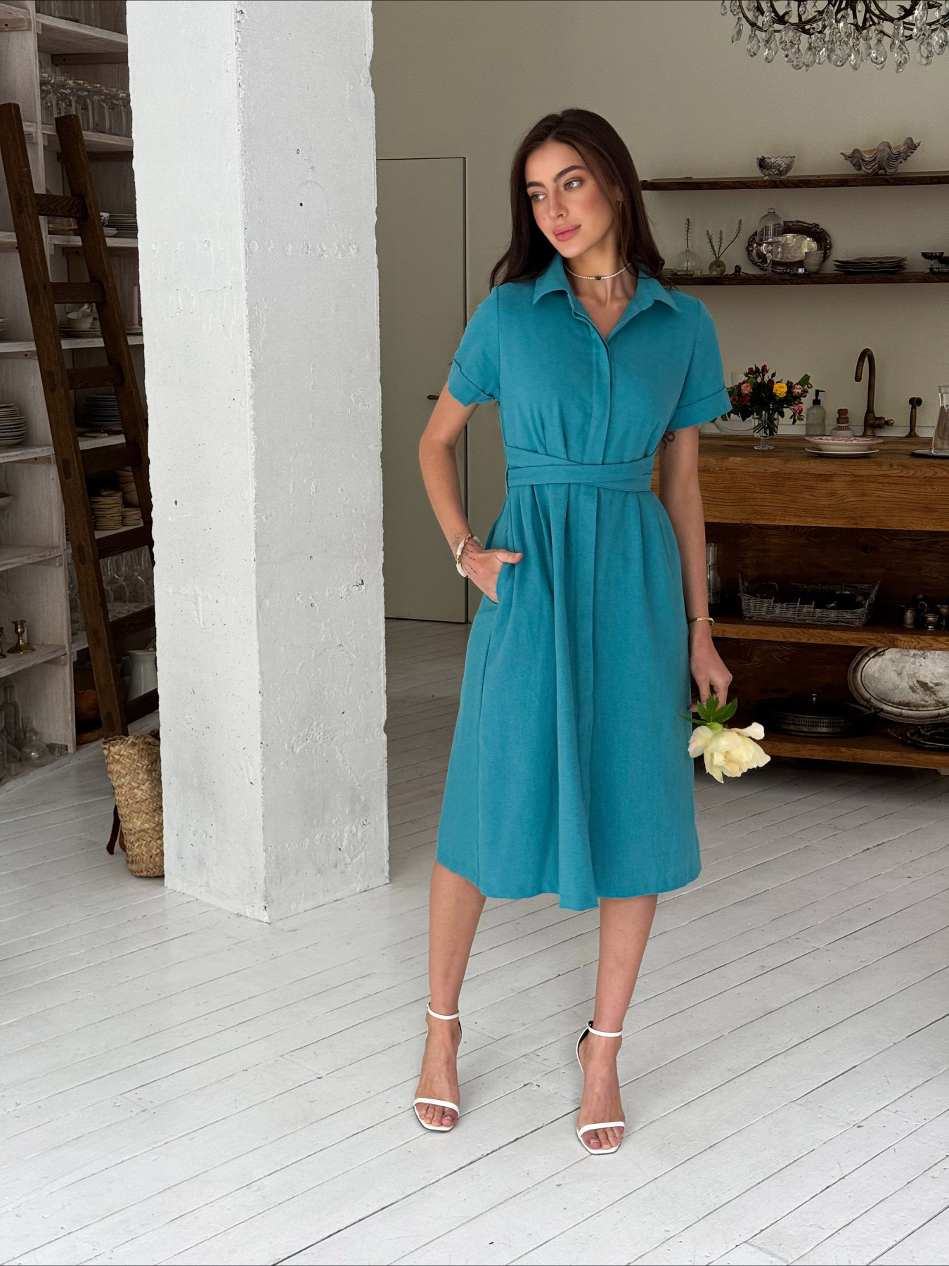 Сукня міді ART KNIT модель 35613 Фото