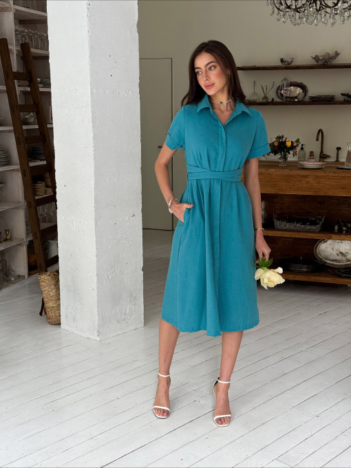 Платье миди ART KNIT модель 35613 Фото