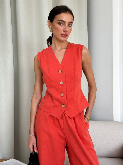 Жилет классический ART KNIT модель 35051 Фото