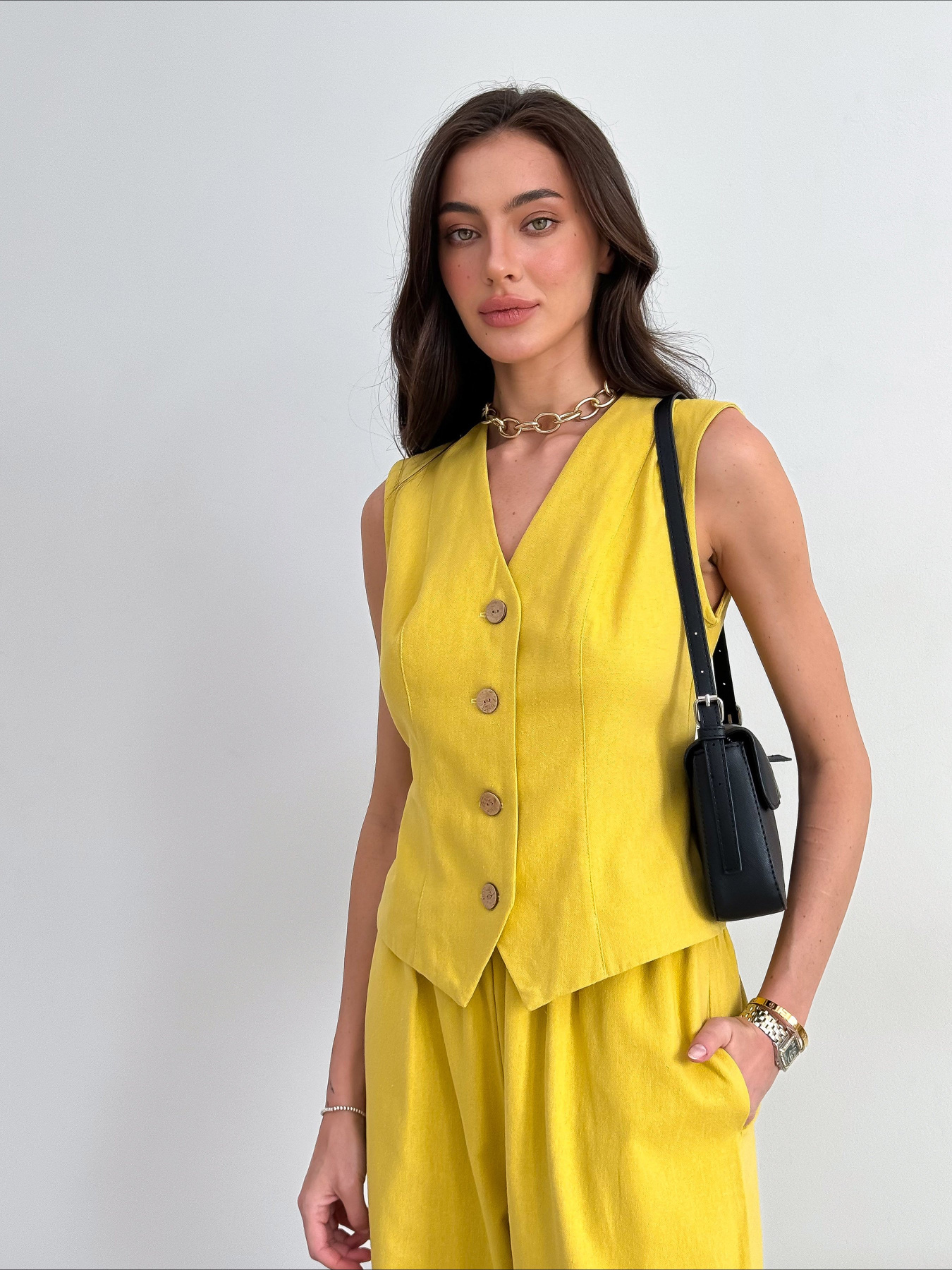 Классический жилет ART KNIT модель 35139 Фото