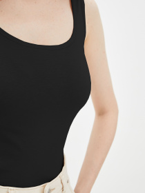 Майка Роза модель 200126_black Фото