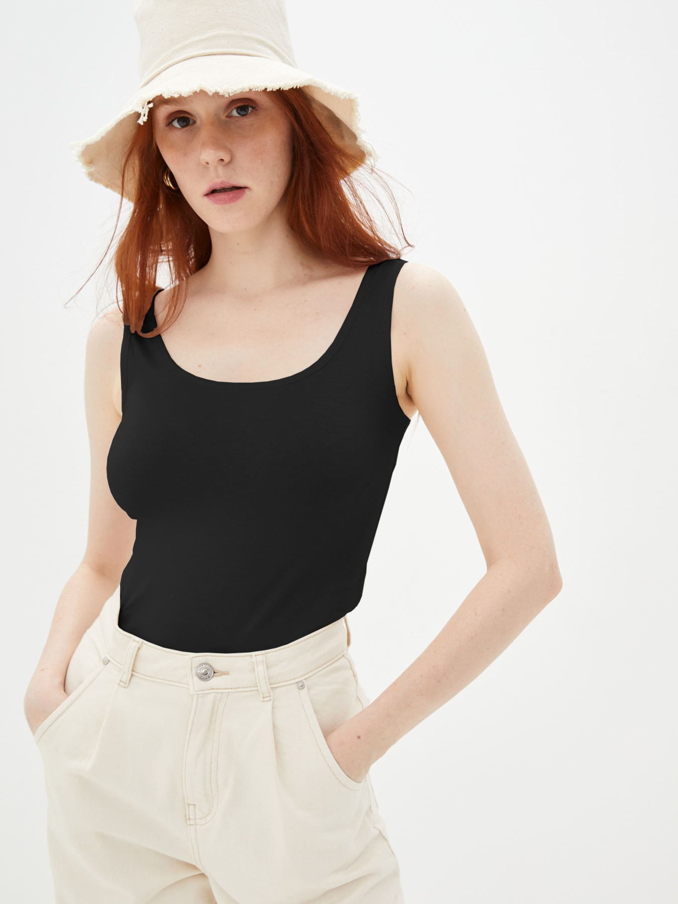 Майка Роза модель 200126_black Фото