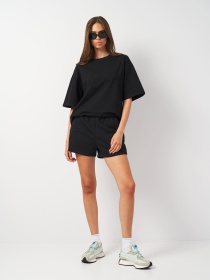 Шорты Роза модель 231112_black Фото