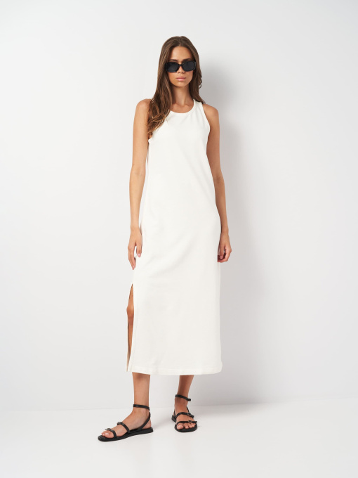 Сукня максі Роза модель 230710_milk Фото