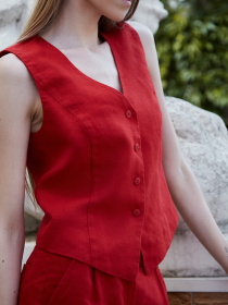 Класичний жилет Едельвіка модель 111-24-00red Фото