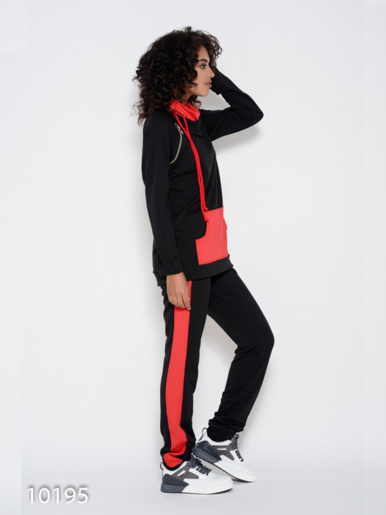 Спортивный костюм ISSA Plus модель 10195_черный Фото