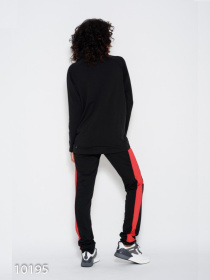 Спортивный костюм ISSA Plus модель 10195_черный Фото