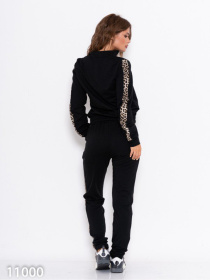 Спортивный костюм ISSA Plus модель 11000_черный Фото