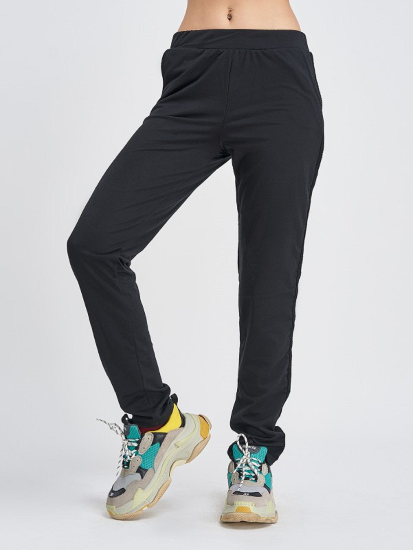 Штаны спортивные ISSA Plus модель 10332_черный Фото